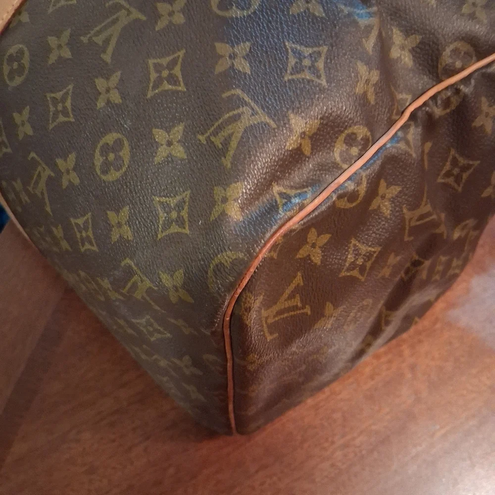 Louis Vuitton Monogram 60 Keepall Travel Bag Brown - Picture 11 of 16